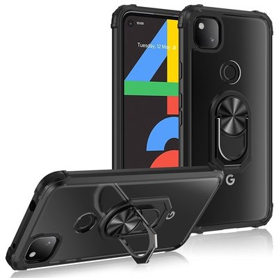 現貨熱銷-【多款】適用谷歌pixel4a手機殼Google保護套4a矽膠5g透明外殼pixela4磁吸支架Pixel 4
