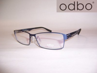 光寶眼鏡城(台南)odbo2014,新款,專利無螺絲一體延展眼鏡+carbon彈性腳完全無負擔 ,1360A,C18深藍