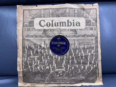 解峰存--古典唱片早期留聲機用78轉SP蟲膠唱片Columbia  WALTZ  IN C SHARP MINOR共1張.編號95