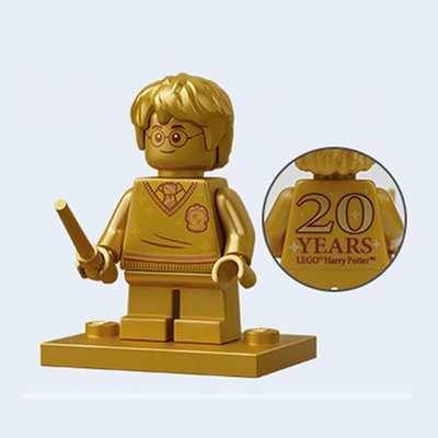 眾信優品 【上新】LEGO 樂高 哈利波特人仔 hp284 20周年 金色 76386 復方湯劑之禍LG852