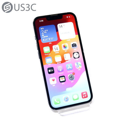 【US3C-青海店】【一元起標】台灣公司貨 Apple iPhone 13 Pro 128G 天峰藍 6.1吋 原彩顯示 OLED 微距攝影 二手5G手機