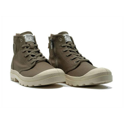 PALLADIUM PAMPA HI ZIP ORGANIC 墨綠 拉鍊帆布靴 男女鞋 79101-308