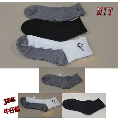 【J&K 牛仔舖】MIT~(舒適棉襪)~優惠價$ 12元/雙