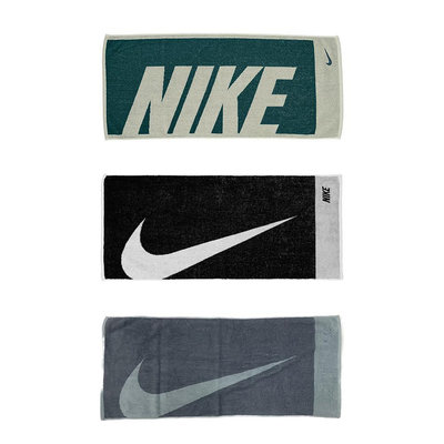 NIKE JACQUARD 純棉毛巾 運動毛巾 緹花盒裝長型毛巾(中) 35x80cm N1001539 【樂買網】