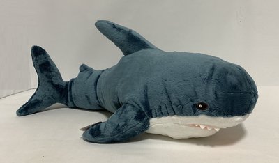 鯊魚 抱枕 (45公分) 娃娃 大白鯊 海洋生物