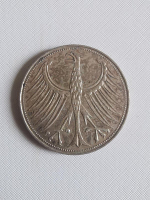 1965年德國流通5馬克銀幣