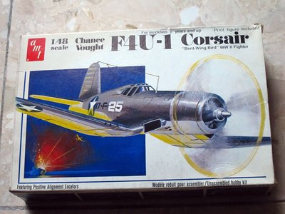 《廣寶閣》 美國AMT模型出品  1/48二戰美國F4U-1海盜式戰鬥機Corsair