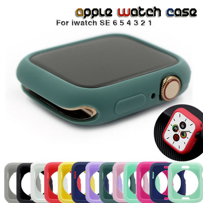 彩色糖果色錶殼 適用於Apple Watch 6 SE 5 4 3 2 138mm 40mm 42mm 44mm