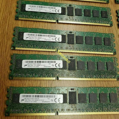 鎂光 原廠8G 1RX4 PC3-14900R DDR3 1866 ECC RDIMM 伺服器記憶體條