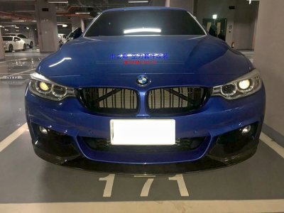 車之鄉 BMW 4系 F32 / F36 M-TECH Performance碳纖維前下巴 (一體成型)非3片式黏貼