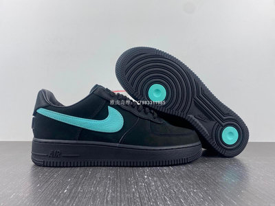 【明朝運動館】Nike Air Force 1 Low 蒂芙尼 黑藍 百搭 滑板鞋 DZ1382-001 休閑耐吉 愛迪達