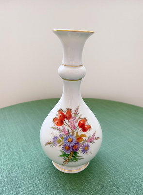轉梅森Meissen自然主義花瓶，一等近新品相，高約18cm
