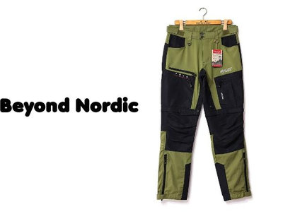 《鬥牛士》全新真品 瑞典品牌 Beyond Nordic BN005 機能戶外2用 可拆解登山褲 橄欖綠 L號 32腰 1999元 低價起標
