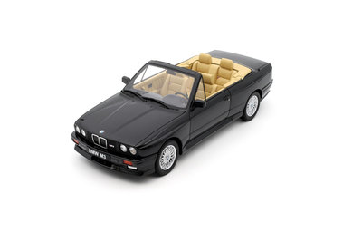 車模 仿真模型車OTTO 1:18 寶馬 BMW E30 M3 CONVERTIBLE 黑 敞篷 樹脂 汽車模型