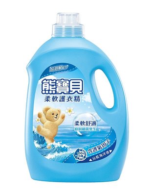 【B2百貨】 熊寶貝衣物柔軟精-沁藍海洋香(3.2L) 4710094112782 【藍鳥百貨有限公司】
