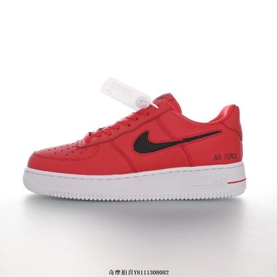 Nike Air Force 1 Low"Red/White/Black Cut-Out"CZ7377-600