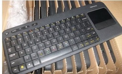 K400R升級版K410 法文 德文德語 英文 Android智能電視觸控鍵盤 可上網電視鍵盤 含接收器,電腦