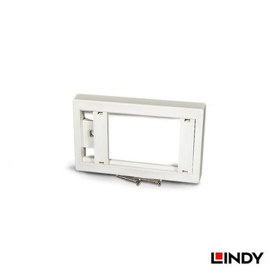 LINDY 林帝 60547 - LINDY 美規面板(114.4X70.5 X 15.5 MM),白色