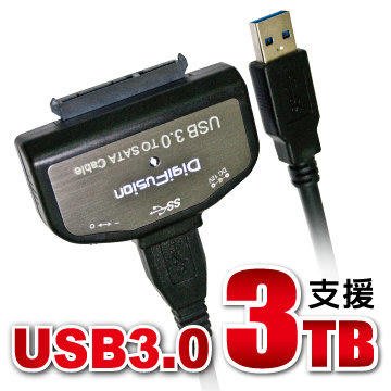 【全新附發票】伽利略精裝版SATA TO USB3.0 光速線 支援高達 3TB SATA HDD(U3TSIO-01)