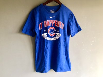 NIKE MLB 芝加哥小熊隊 百年冠軍紀念T-Shirt 回到未來 Chicago Cubs