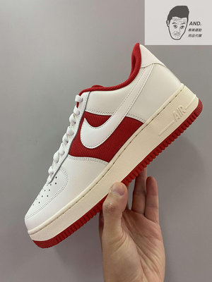 【Runner潮鞋鋪】NIKE AIR FORCE 1 LOW 白紅 奶油 復古 拼接 皮革 休閒 男款 FN7439-133