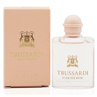 Trussardi Delicate Rose 玫瑰 女性淡香水 7ml-小香，市價：780元，公司貨，下單前請先詢問貨量