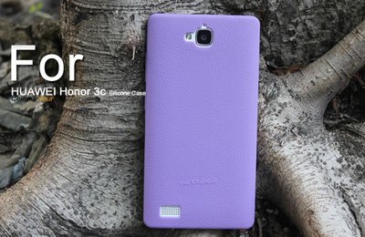 【Seepoo總代】出清特價 HUAWEI 華為 榮耀 Honor 3C 超軟Q 矽膠套 手機套 保護套 紫色