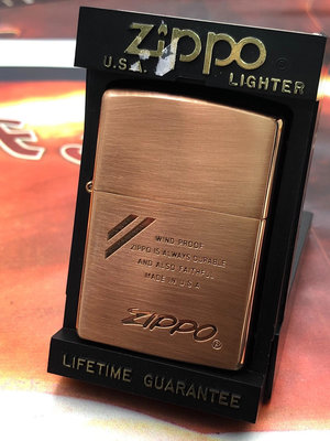 zippo打火機1991年玫瑰金Z標