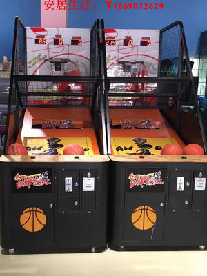 可開發票量大優惠河南新款液晶屏籃球機豪華籃球機室內兒童折疊投籃機電玩城投幣游