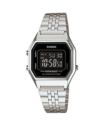 CASIO手錶 復古數字型 歷久不衰熱銷 LA-680WA-1B 每日鬧鈴 潮流必備配件~CASIO公司貨LA680