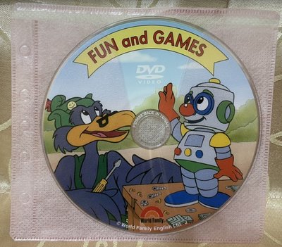 寰宇迪士尼美語世界　Fun and Games with Zippy and his Friends　DVD裸片一片