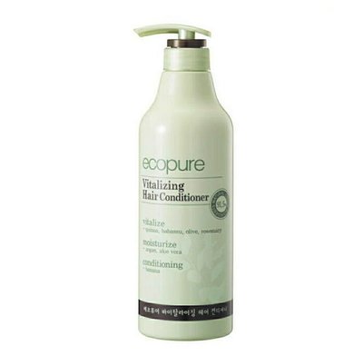 韓國 ECOPURE VITALIZING HAIR CONDITIONER艾可爾天然草本舒活 護髮乳/1瓶/700ml
