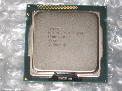 售 Intel Core I5-2500 3.3G 32um LGA1155腳位 4核心CPU (良品)