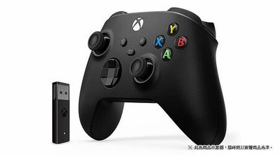 PC可用 XBSX周邊 Xbox無線控制器 USB Type-C 磨砂黑+ 無線轉接器套組 Win10【板橋魔力】