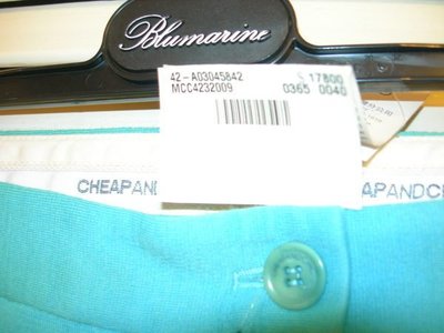 原價$17800全新真品Moschino天空藍鉛筆褲