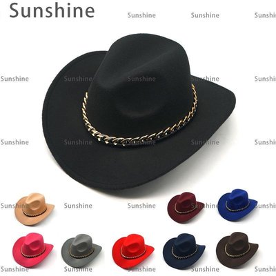 [Sunshine]西部牛仔帽 men and women's hat western cowboy jazz sun hat