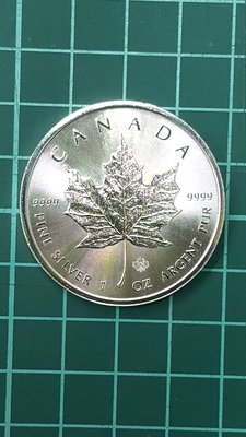 2011年加拿大楓葉銀幣999一盎司品項如圖