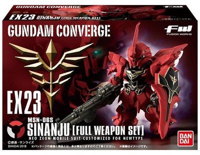 [貓市多] 全新 FW Gundam Converge Core EX23 全武裝新安洲 Sinanju 鋼彈
