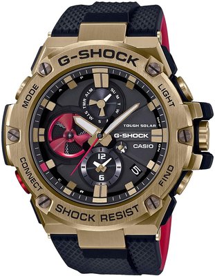 日本正版 CASIO 卡西歐 G-Shock GST-B100RH-1AJR 手錶 腕錶 太陽能充電 日本代購