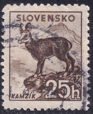 斯洛伐克1941『臆羚羊Chamois 野生動物』古典票