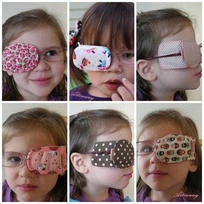 Altinway弱視眼罩L303兒童專用 幫助調整 弱視 斜視【戴在眼鏡片上】一盒含2個眼罩+收納袋1個