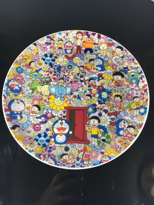 【龍藝術】哆啦A夢ドラえもん展限定村上隆X 哆啦A夢 限購商品 陶瓷彩盤