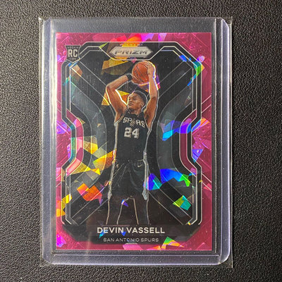 20-21 Devin Vassell Prizm 粉亮碎冰 RC 球員卡