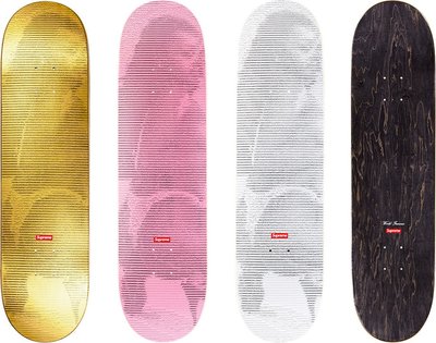 【超搶手】全新正品2017 SS 春夏 Supreme Ad Girl Skateboard 歌手 人物 滑板 白金粉