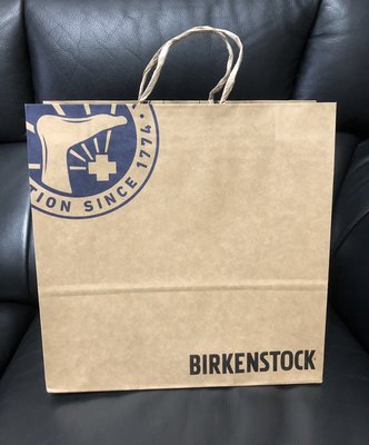 BIRKENSTOCK 勃肯鞋紙袋/禮物袋/收納袋/環保袋/手提袋/包裝袋/購物袋