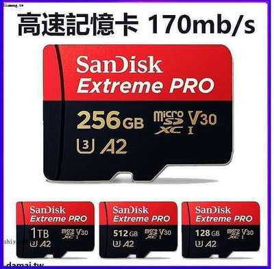 SanDisk 高速記憶卡 1TB 512G micro sd 256G switch專用記憶卡 手機TF