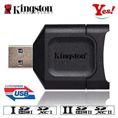 【Yes！公司貨】金士頓 Kingston MobileLite Plus SD UHS-I II USB 3 讀卡機