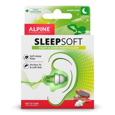 【又昇樂器.音響】荷蘭 Alpine SleepSoft with minigrip 減音25dB 睡眠用耳塞