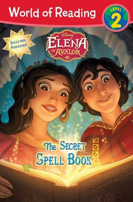 ＊小貝比的家＊ELENA OF AVALOR:THE SECRET SPELL BOOK/L2/貼紙書/3~6歲