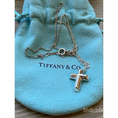 Tiffany&Co. 心柱十字架項鍊
